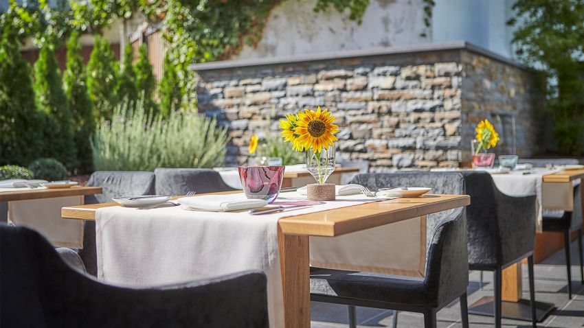 Tisch für Arrangementgäste